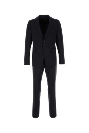 Prada Midnight Blue Wool Blend Suit