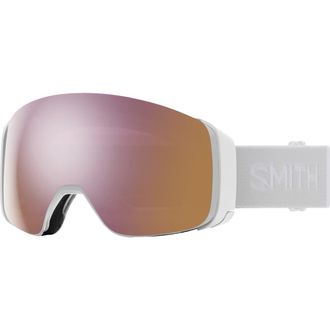 Smith 4D MAG 184mm Snow Goggles in White Vapor /Rose Gold at Nordstrom