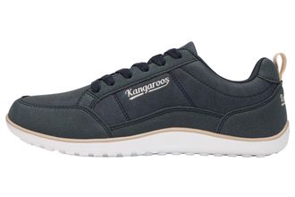 Kangaroos Sneaker KANGAROOS K-BF SIERRA, Damen, Gr. 36, blau (dk navy, crystal gray), Synthetik, Schuhe Sneaker, Barfussschuh