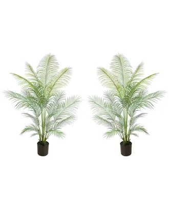 Creative Displays Inc. Outdoor Uv-Rated 5.5Ft Kentia Palm Drop-In Trees