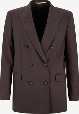 Tagliatore Zwereihiger Oversize-Blazer aus Wolle Jasmine