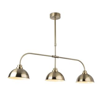 Netlighting Eagle Bar Pendant Light Antique Brass in Gold