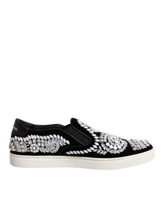 Dolce & Gabbana Versierde Velours Sneakers Mv6587