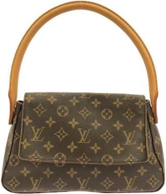 Louis Vuitton Borsa a spalla Monogram Mini Looping Pre-owned - - Pre-owned - Donna - Marrone - ONE SIZE