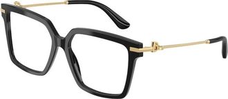 Dolce & Gabbana Dg 3397 501 Brillen - Dames - Brillen - Zwart - 56 MM - Accessoires
