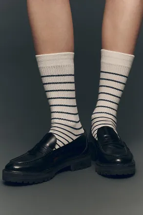 American Trench Striped Crew Socks