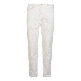 Jacob Cohen Chinos, male, White, Size: W35 Bobby Slim Chino Pants
