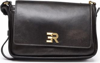 Ermanno Scervino Tassen, Dames, Bruin, ONE Size, Leer, Angelica Schoudertas