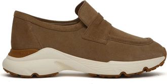 Tod's Sportieve Loafers - Dames - Sneakers - Beige - 38 1/2 EU - Leer - Schoenen