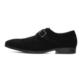 Stefano Lauran Elegante Zwarte Su&egrave;de Schoenen - Heren - Nette schoenen - Zwart - 42 1/2 EU - Su&egrave;de - Schoenen