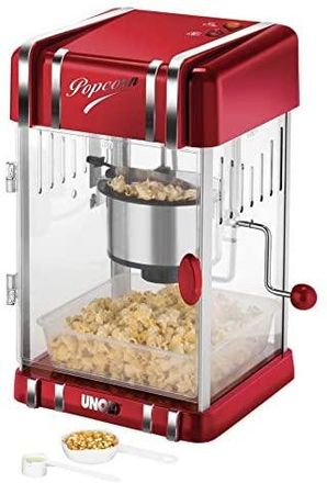 Unold Retro Palomitas De Maiz Poppers Rojo, Plata 300 W - Unold