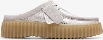 Clarks Torhill Muil Silver Metallic Schoenen