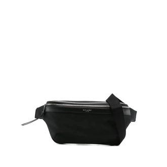 Saint Laurent Leather-trimmed Zip Belt Bag