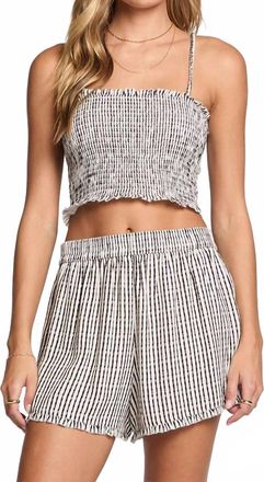 Saltwater Luxe Lyssandra Tank In Black White