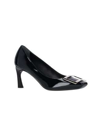 Roger Vivier Womens With Heel Black Calf Leather High Shoes