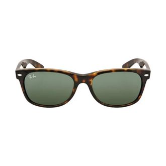 Ray-Ban Ray Ban New Wayfarer Classic Green Classic G-15 Unisex Sunglasses RB2132 902L 55