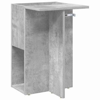 vidaXL Vidaxl Tavolino Grigio Cemento 35 X 40 X 55 Cm Legno