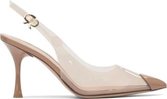 Gianvito Rossi Diana Slingback Pumps - Dames - Pumps - Beige - 35 EU - Schoenen