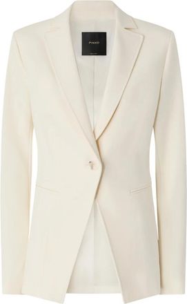 Pinko Granaglie Jacket - Dames - Blazers - Beige - S - Leer - Jassen