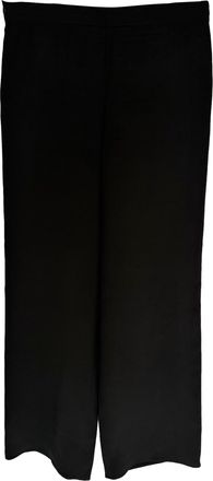 The Row Straight-Leg Trousers in Black Silk