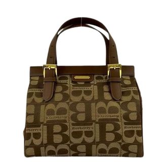 Burberry Pre-owned Handbags, female, Brown, Size: ONE SIZE Pre-owned Leather Handbag