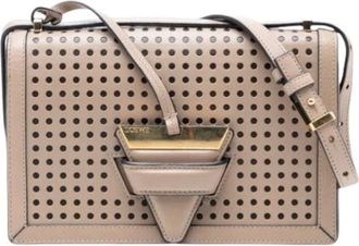 Loewe Pre-owned Cross Body Bags, female, Beige, Size: ONE SIZE Pre-owned Barcelona Crossbody Bag