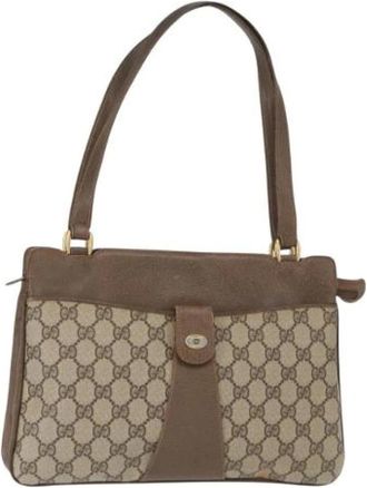 Gucci Pre-owned Shoulder Bags, female, Beige, Size: ONE SIZE Pre-owned Plastic Shoulder Bag