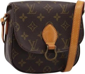 Louis Vuitton Pre-owned Monogram Schoudertas - Dames - Vintage Schoudertas - Bruin - ONE Size - Leer - Vintage