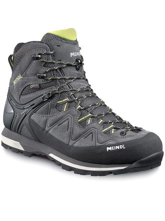 Meindl Mid-Height Hiking Boot with Textured Grey Upper
