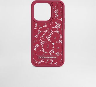 Dolce & Gabbana Iphone 14 Pro Cover - Woman Tech Accessories Multi-colored Rubber Onesize