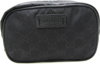 Gucci Black Nylon Pouch (Pre-Owned)