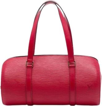 Louis Vuitton Pre-owned Epi Soufflot - Dames - Vintage Handtas - Rood - ONE Size - Leer - Vintage