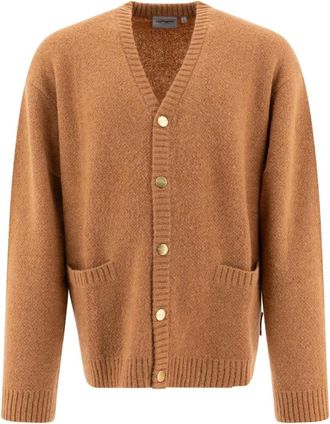 Carhartt Work in Progress Hombre, Jerseys, Marrón, Talla: L