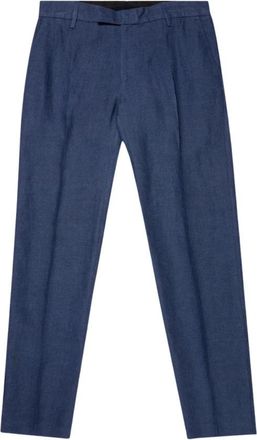 Sunspel Suit Broeken - Heren - Nette broeken - Blauw - W38 - Broeken
