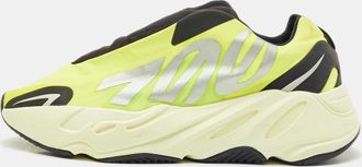 adidas Neon Yellow/Black Nylon Boost 700 MNVN Phosphor Sneakers Size 38