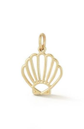 Ember Fine Jewelry 14K Gold Shell Charm Pendant at Nordstrom Rack