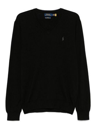 Polo Ralph Lauren V-Neck Sweater With Logo