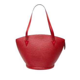 Louis Vuitton Pre-owned Bucket Bags, female, Red, Size: ONE SIZE Pre-owned Epi Saint Jacques GM