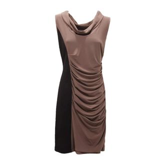 Joseph Ribkoff Zwarte Java Jurk - Dames - Korte kleedjes - Bruin - L - Kleedjes