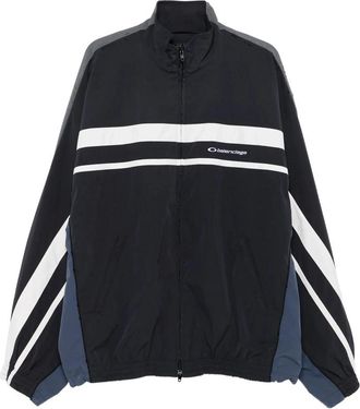Balenciaga 50/50 Panelled Zip-up Jacket