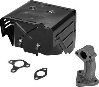 OEM Conjunto De Silenciador De Generador El&eacute;ctrico Para Motores De Gasolina Honda Gx340, Gx390, 182f Y 188f