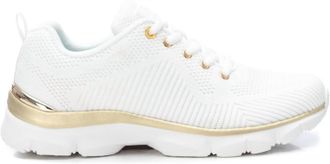 Xti Womens Lace-Up Sneakers In White