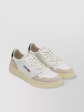 Autry leather and suede sneakers with rubber sole