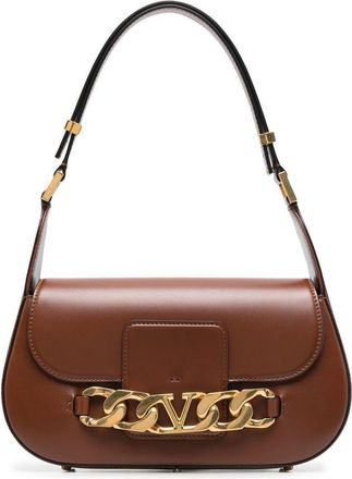 Valentino Garavani Vlogo Chain Leather Shoulder Bag