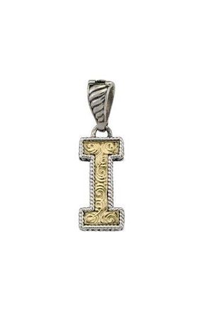 Samuel B. Two-Tone Initial Pendant in Silver/gold I at Nordstrom Rack