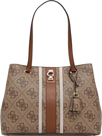 Guess Co Borsa tote Erenia con monogramma - Toni neutri