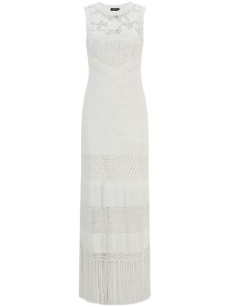 Shanghai Tang Gehaakte jurk - Beige