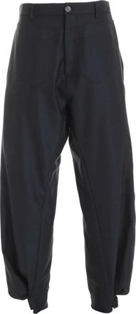 Vivienne Westwood Tapered Broeken - Dames - Broeken - Groen - M - Wol - Broeken