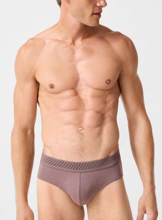 Le 31 Mens Neutral-hued stretch brief TENCEL TM modal organic cotton