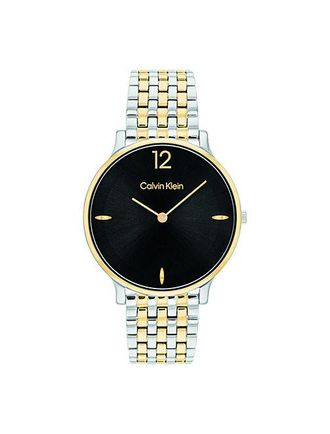 Calvin Klein Reloj De Pulsera Luxe Con Eslabones En Dos Tonos
